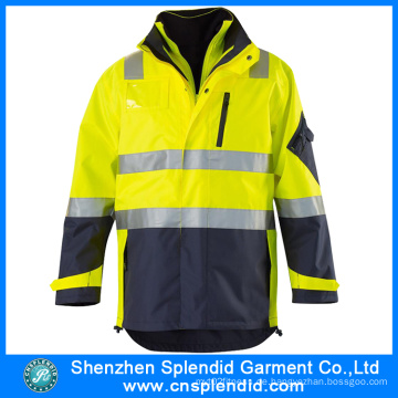 Kundenspezifische Mens Winter Reflective Safety Flight Jacken